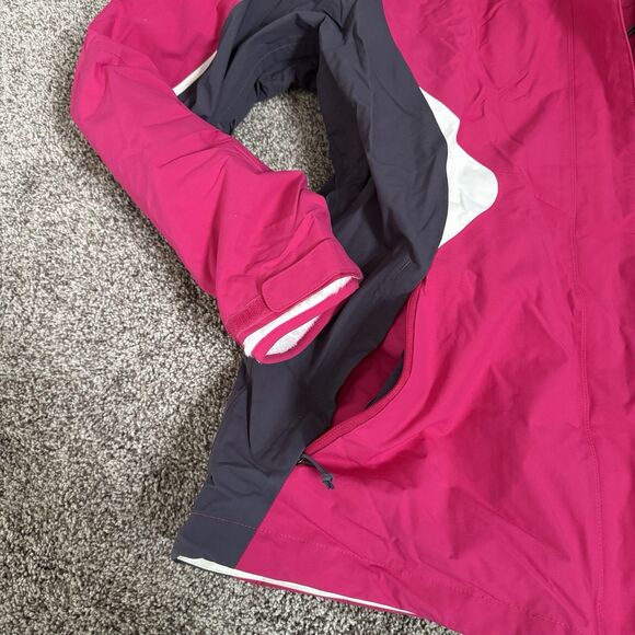 The North Face Hyvent 3in1 Winter Hooded Jacket TC3P + TM3P Pink White Large - Picture 13 of 16